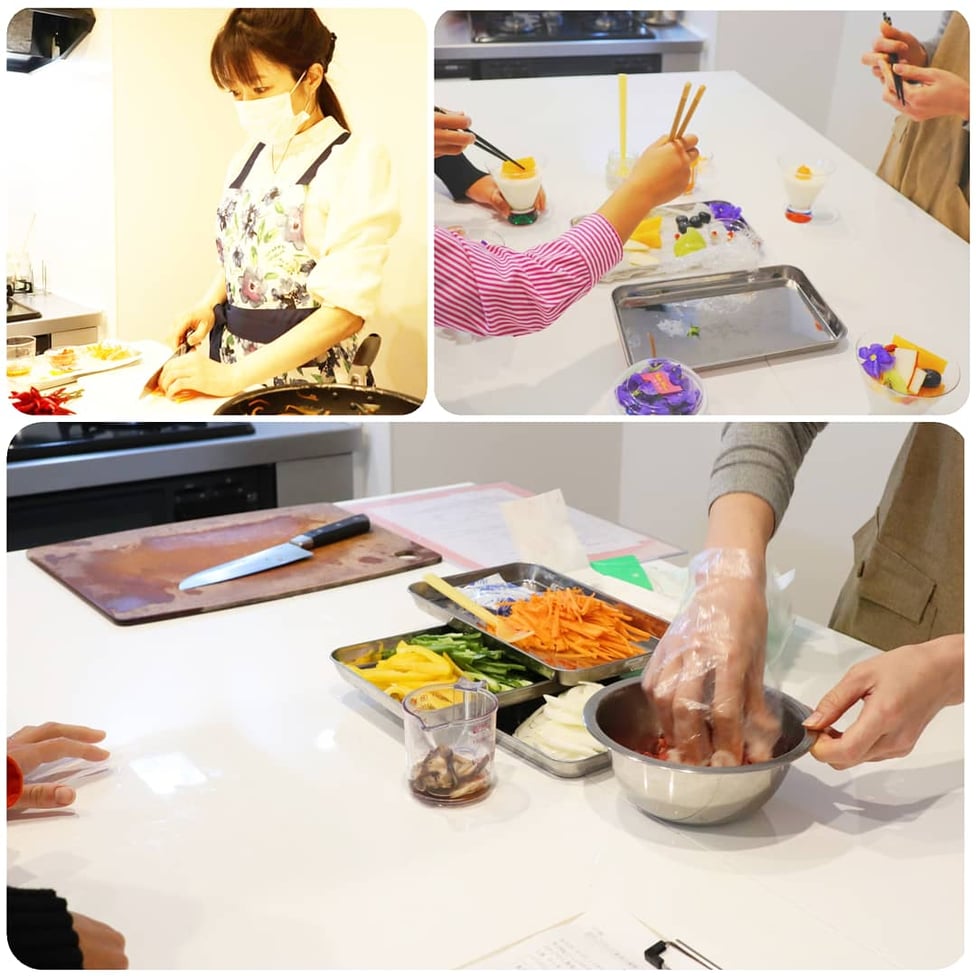 東京都　新宿区にある　料理教室　料理教室　エムズレッスン