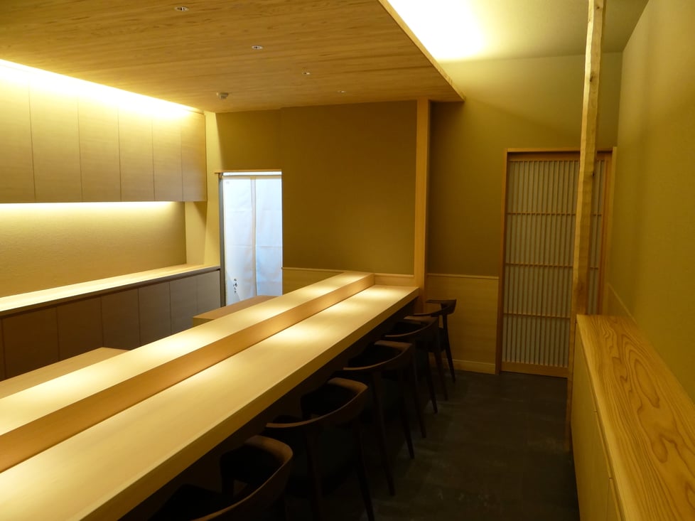 木曽桧カウンター