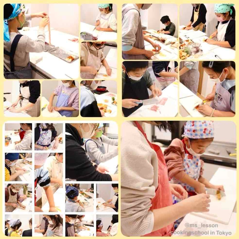 東京都　新宿区　目白　高田馬場　料理教室　山岡真千子　料理研究家　エムズレッスン　子供料理教室　親子料理教室