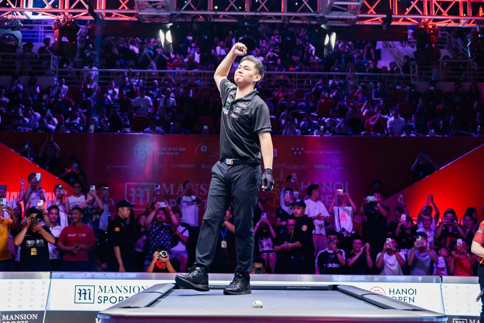 2024ハノイオープン覇者、ヨハン・チュア　© 2024 wnt. / matchroom pool