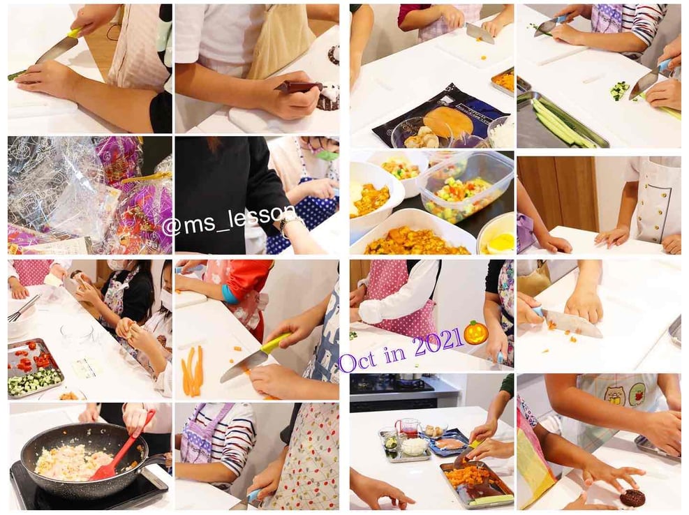 山岡真千子　子供料理教室　親子料理教室　エムズレッスン