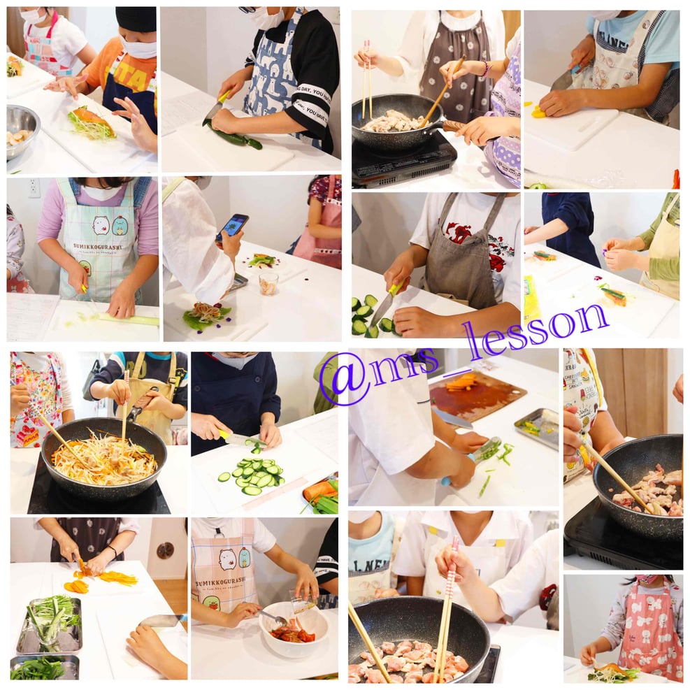 親子料理教室 子供料理教室 山岡真千子 料理研究家 エムズレッスン