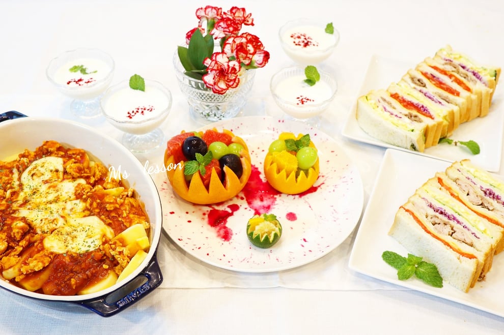 山岡真千子　東京都　新宿区にある　子供料理教室　親子料理教室　エムズレッスン