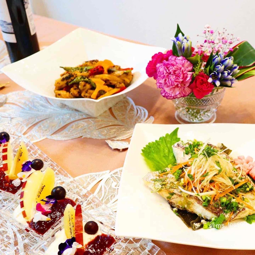 料理家　山岡真千子　料理研究家　エムズレッスン