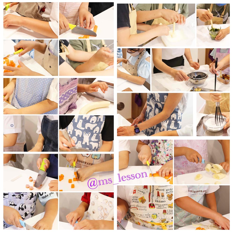 親子料理教室　子供料理教室　山岡真千子　料理研究家　エムズレッスン