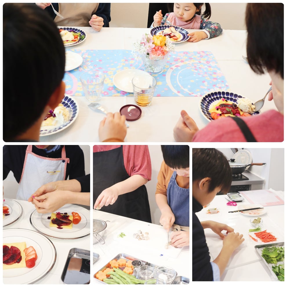新宿区にある　親子料理教室　子供料理教室　エムズレッスン