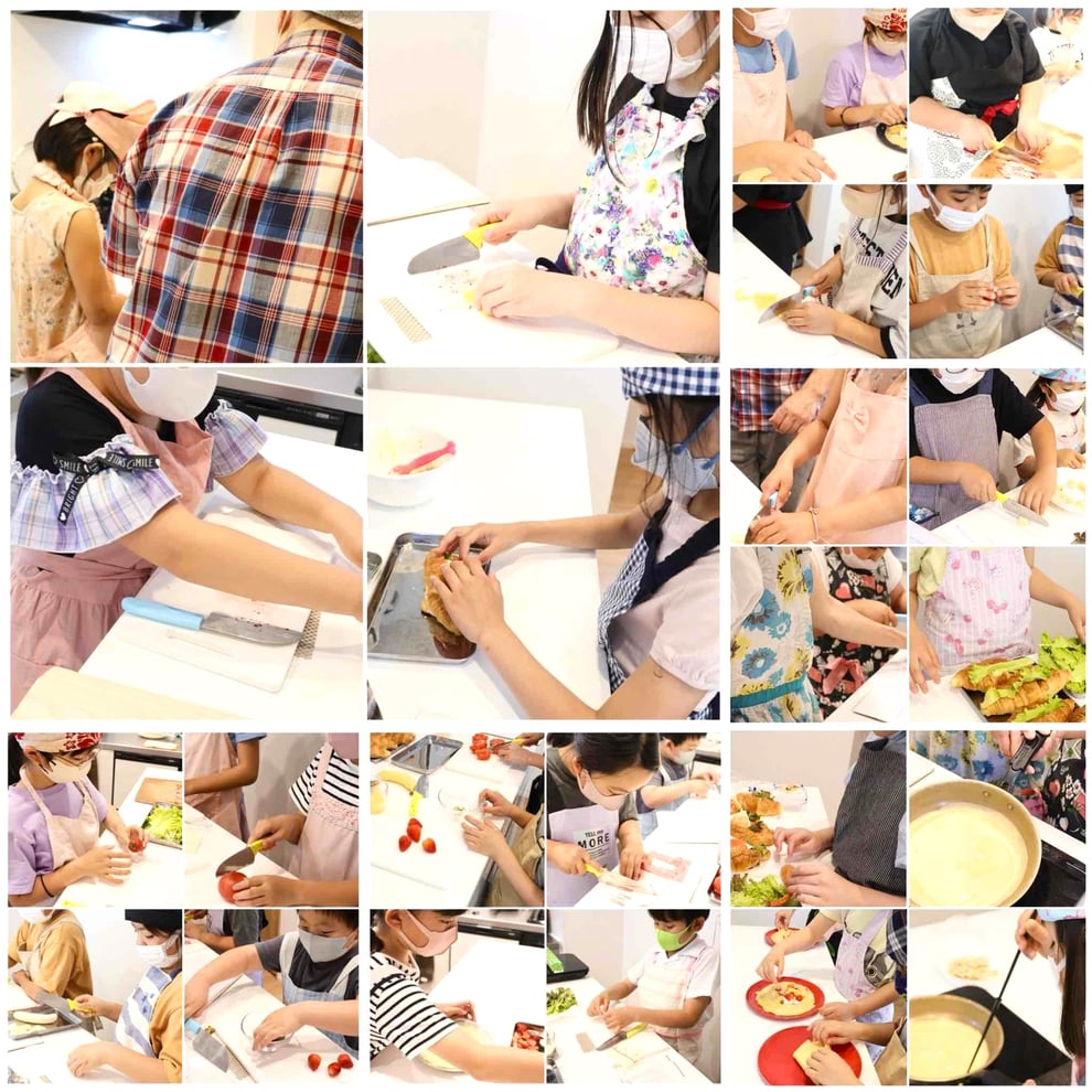 新宿　目白　高田馬場　料理教室　　山岡真千子　料理研究家　エムズレッスン　子供料理教室　親子料理教室