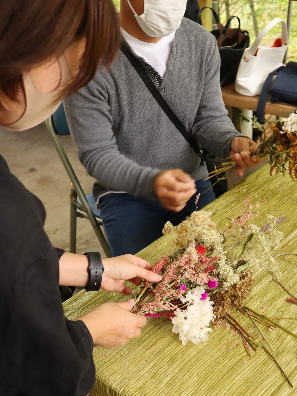 制作風景、バランスを見ながら微調整して仕上げます。