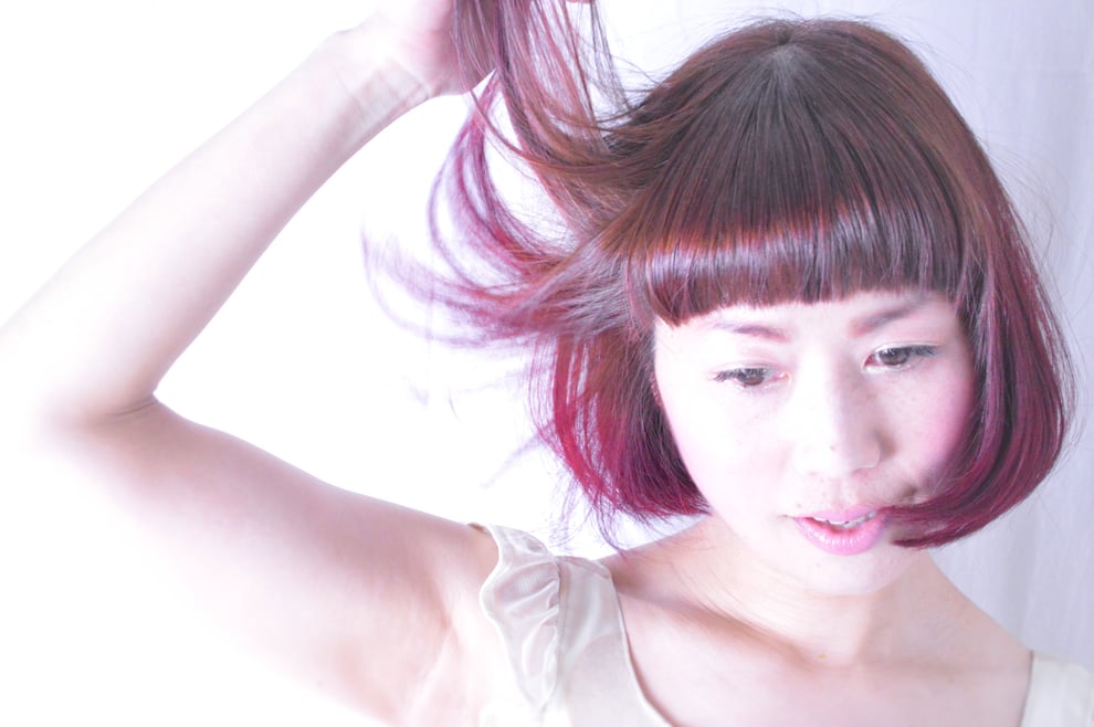 福岡平尾美容室　ヘアスタイル　ヘアカラー