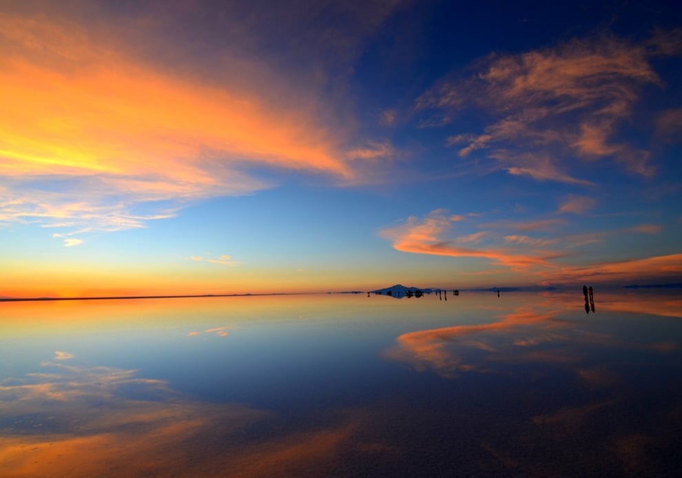 天空の鏡ウユニ塩湖