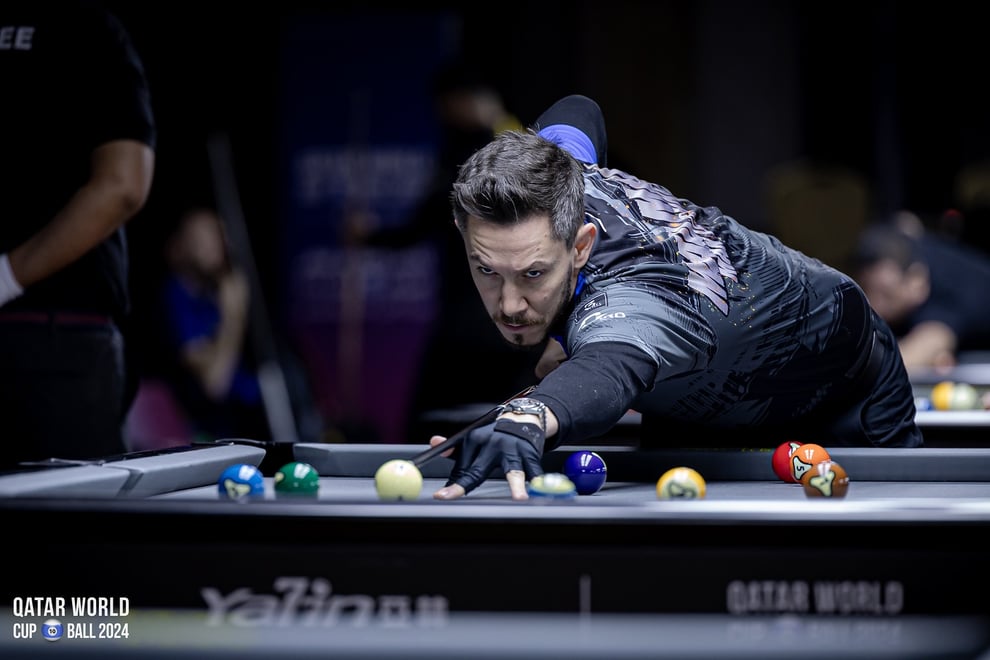 竹中寛のベスト64の相手、M・レヒナー  © QBSF 2024