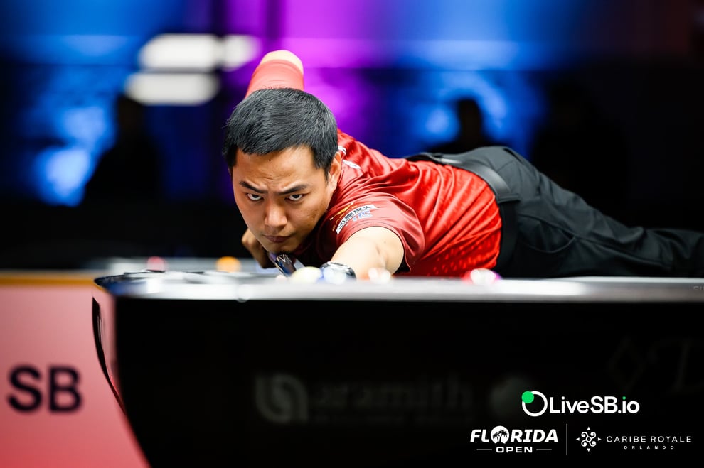 ヨハン・チュア。画像は1週間前のWNT. フロリダオープンより