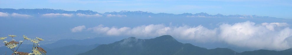 美ヶ原高原からの北アプルス連峰