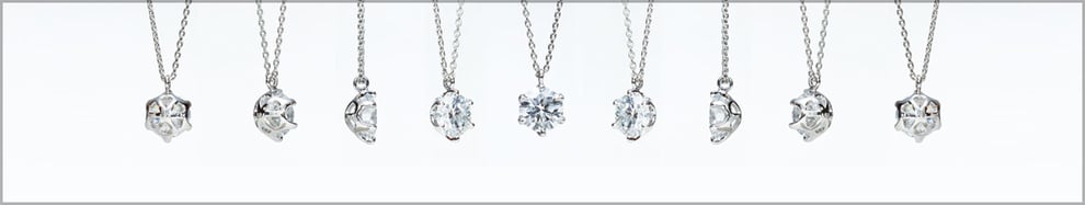 PG-9　１ct　ラボグロウンダイヤモンド　ネックレス　丸小豆0.28