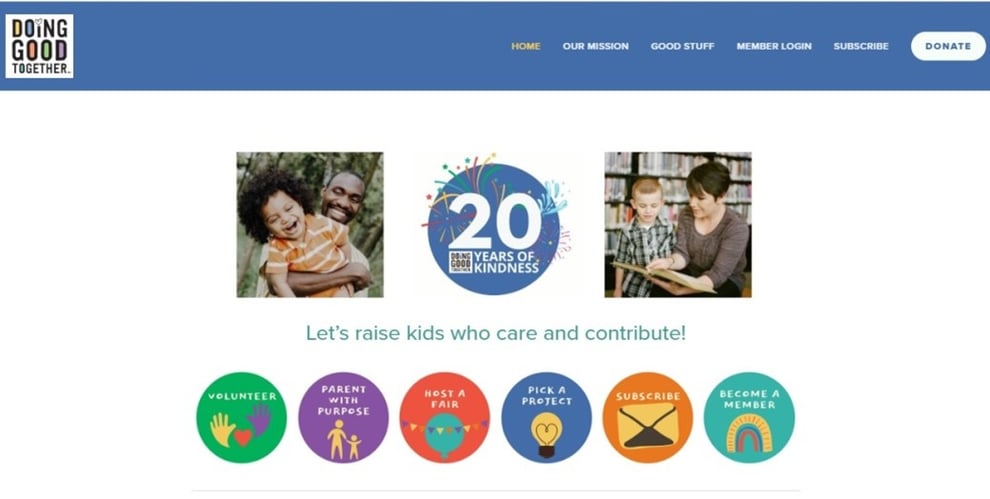 DGTウェブサイト https://www.doinggoodtogether.org/