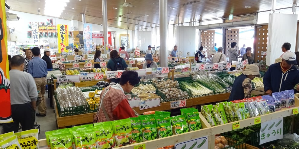 直売所の風景
