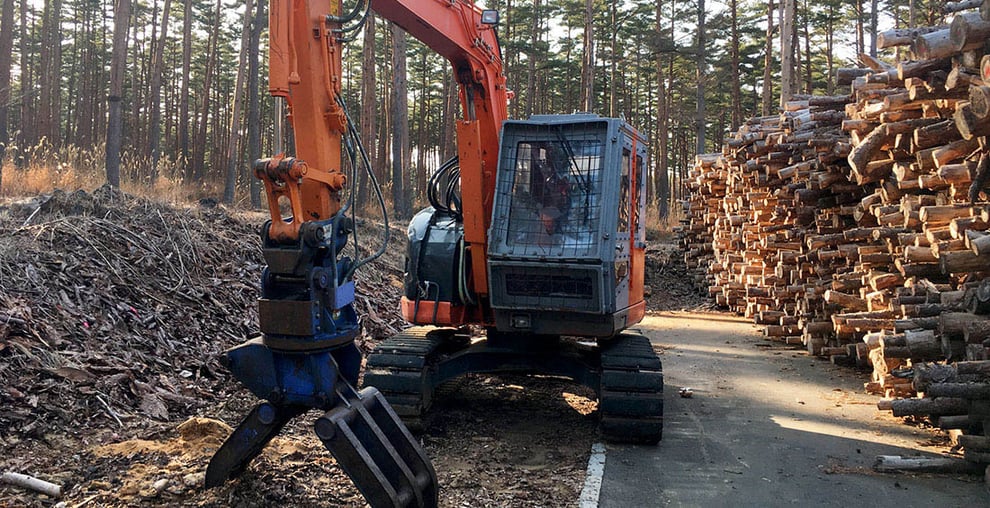 恩賜林ペレット工場