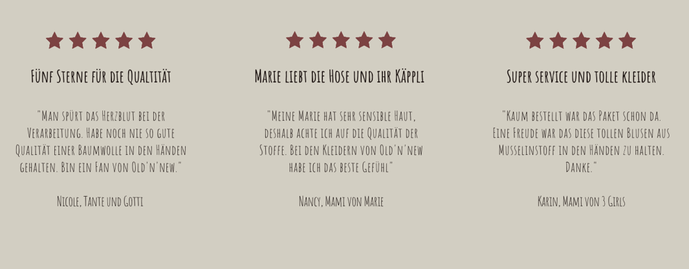 Die Empfehlungen von Eltern und Grosseltern für die Babykleider sprechen für sich. Tolles Kindermode für die Mädchen und Jungs aus dem Zürcher Oberland.