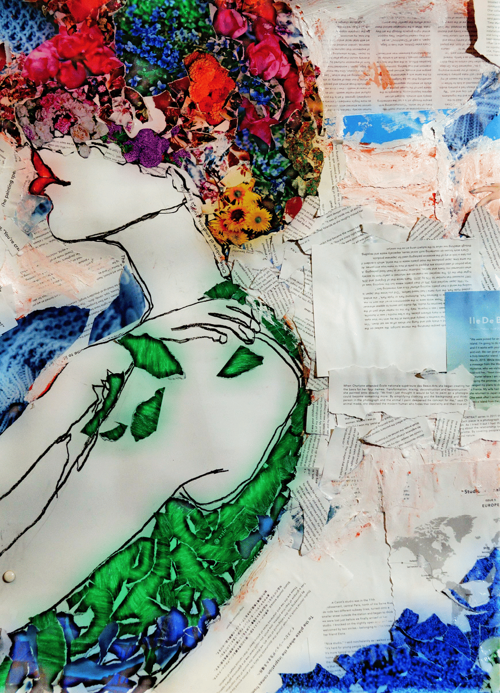 Illustration　contemporaryart　collage