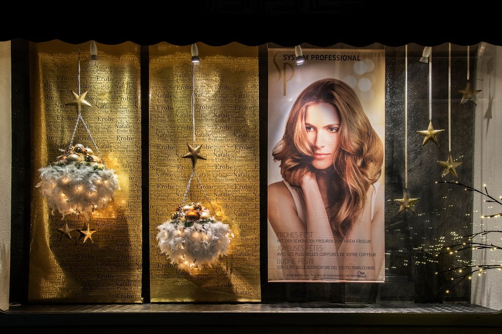 Schaufenster Winter 2014 Createam Coiffure Haas GmbH Huttwil